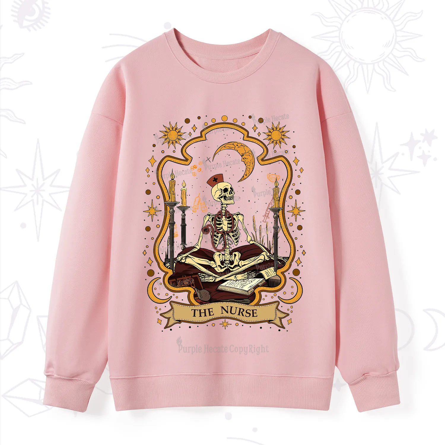 Purplehecate The Nurse Skeleton Sweatshirt