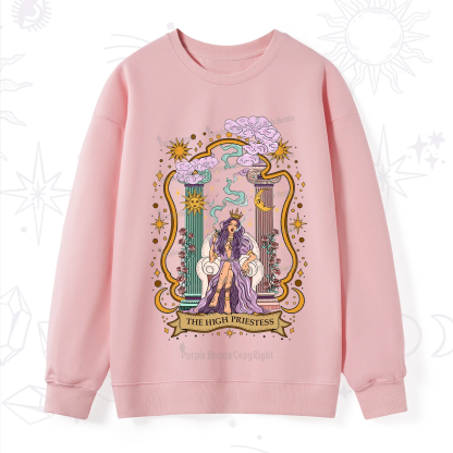 Purplehecate The High Priestess Goddess Sweatshirt