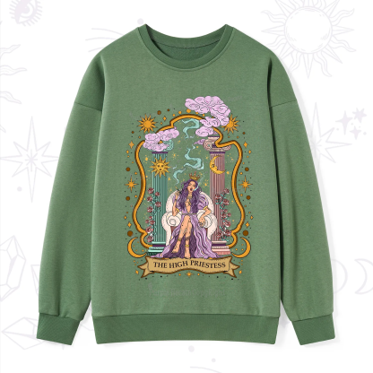 Purplehecate The High Priestess Goddess Sweatshirt