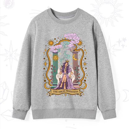 Purplehecate The High Priestess Goddess Sweatshirt