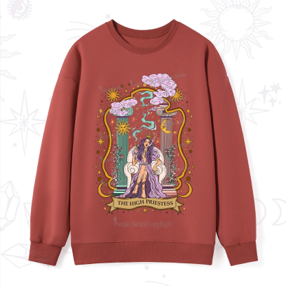 Purplehecate The High Priestess Goddess Sweatshirt