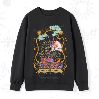 Purplehecate The Nail Artist Sweatshirt