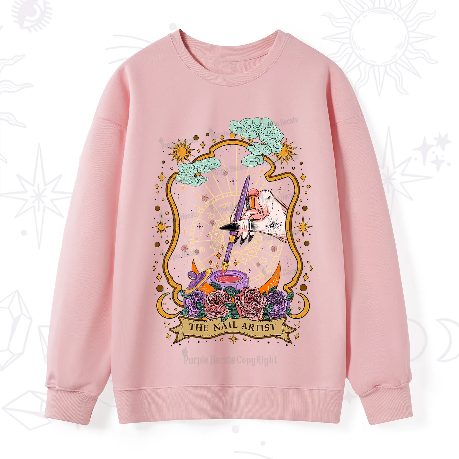 Purplehecate The Nail Artist Sweatshirt