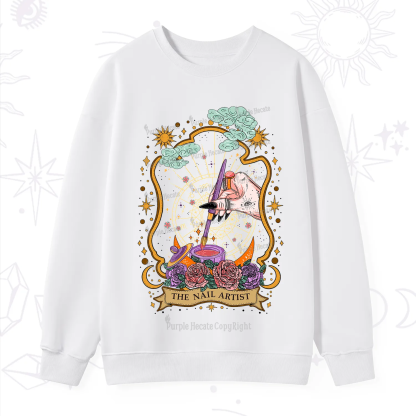 Purplehecate The Nail Artist Sweatshirt