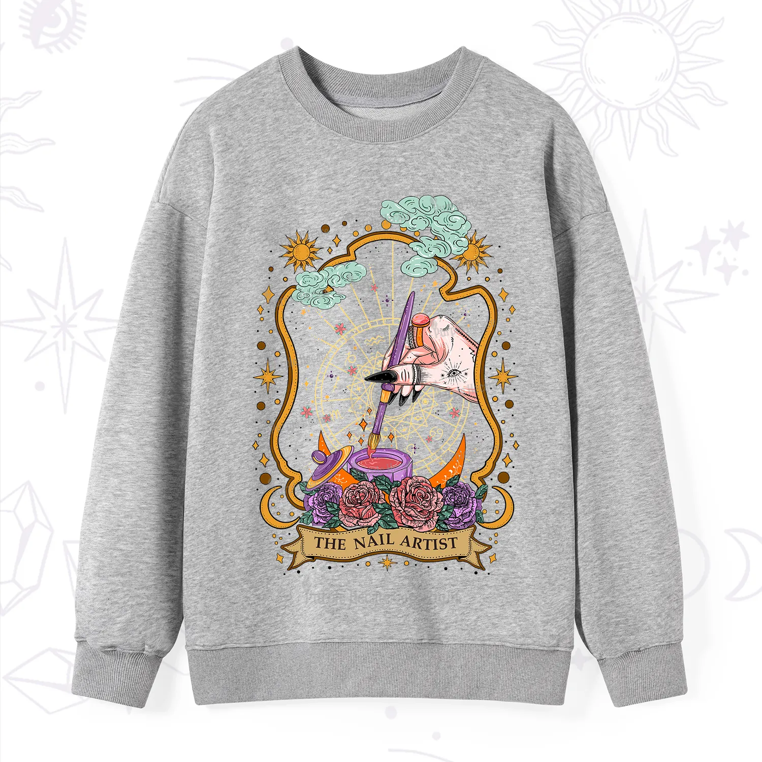 Purplehecate The Nail Artist Sweatshirt