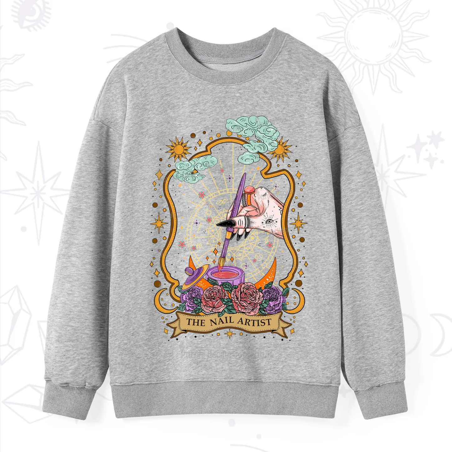 Purplehecate The Nail Artist Sweatshirt