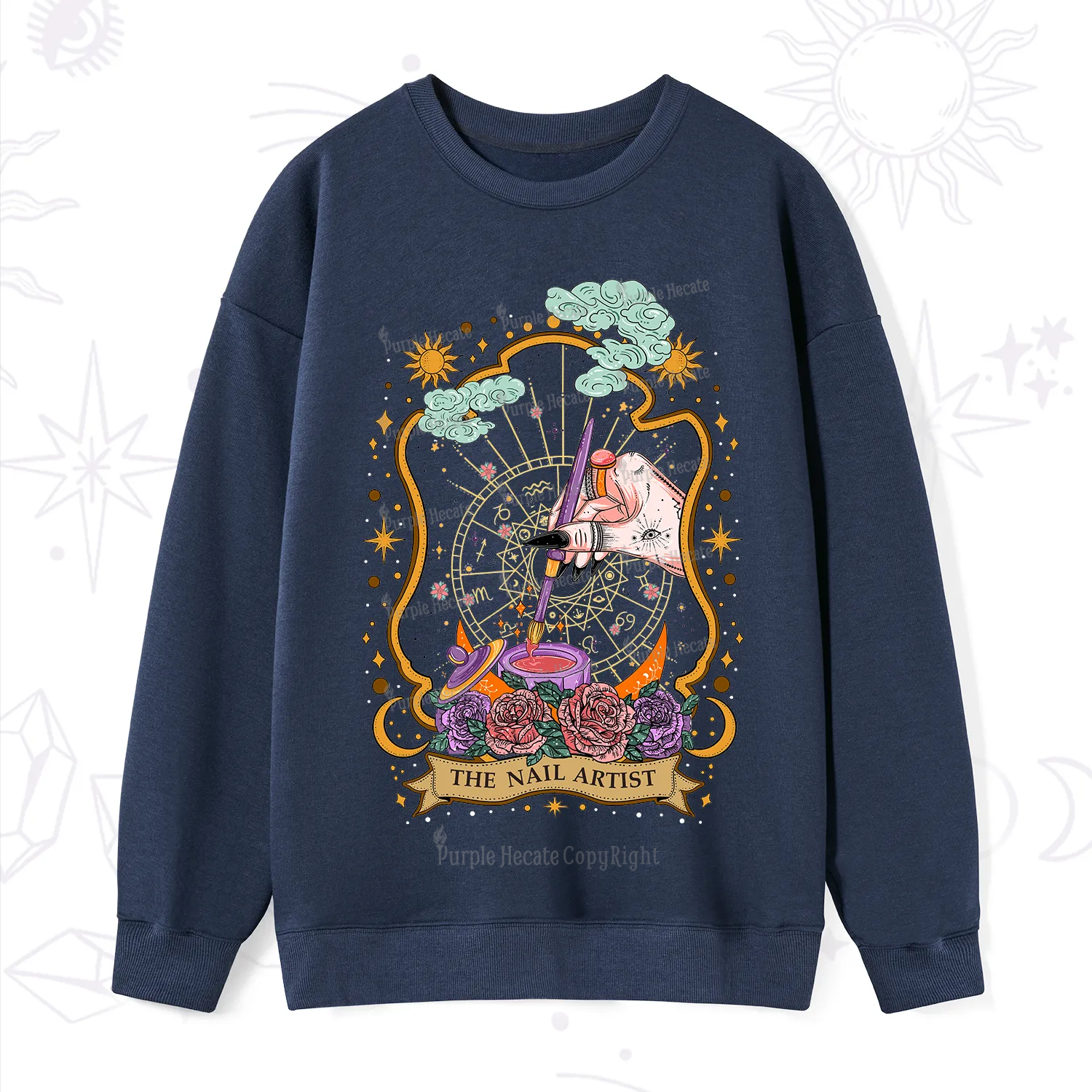Purplehecate The Nail Artist Sweatshirt