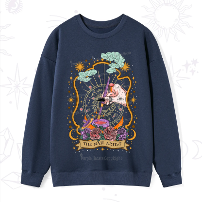 Purplehecate The Nail Artist Sweatshirt