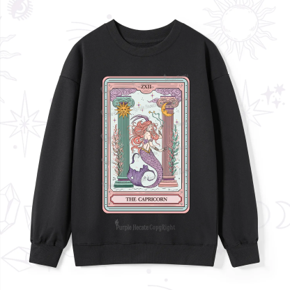 Purplehecate The Capricorn Goddess Tarot Sweatshirt