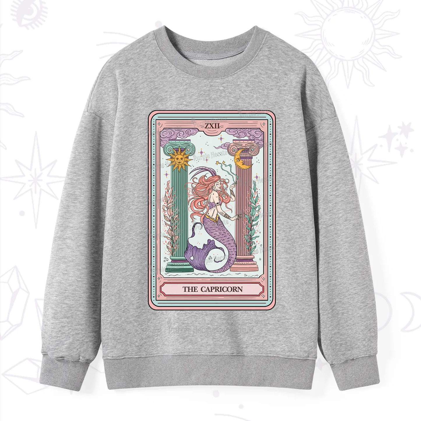 Purplehecate The Capricorn Goddess Tarot Sweatshirt