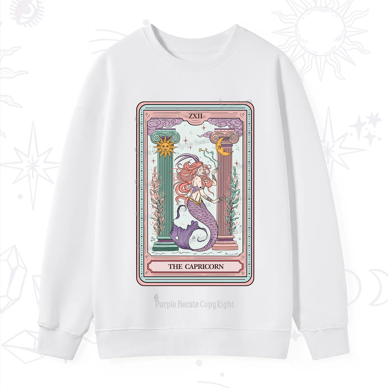 Purplehecate The Capricorn Goddess Tarot Sweatshirt