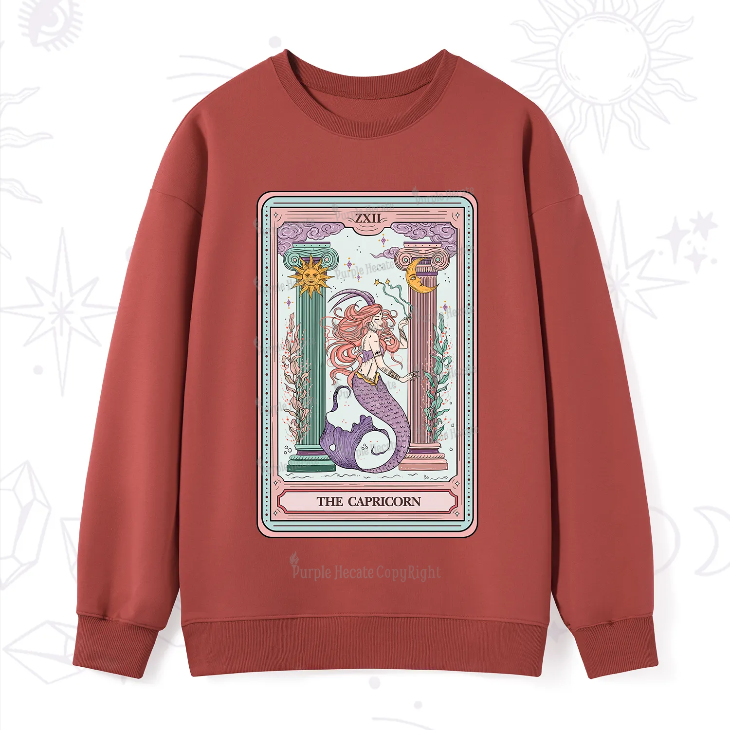 Purplehecate The Capricorn Goddess Tarot Sweatshirt