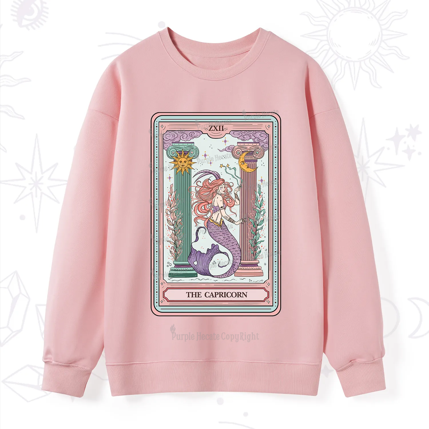Purplehecate The Capricorn Goddess Tarot Sweatshirt