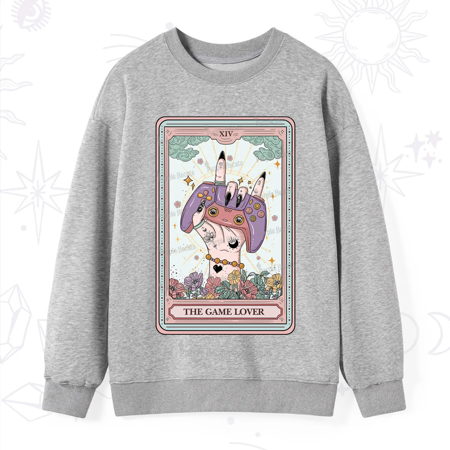 Purplehecate The Game Lover Tarot Sweatshirt