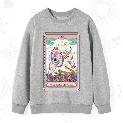 Purplehecate The Cross Stitcher Tarot Sweatshirt