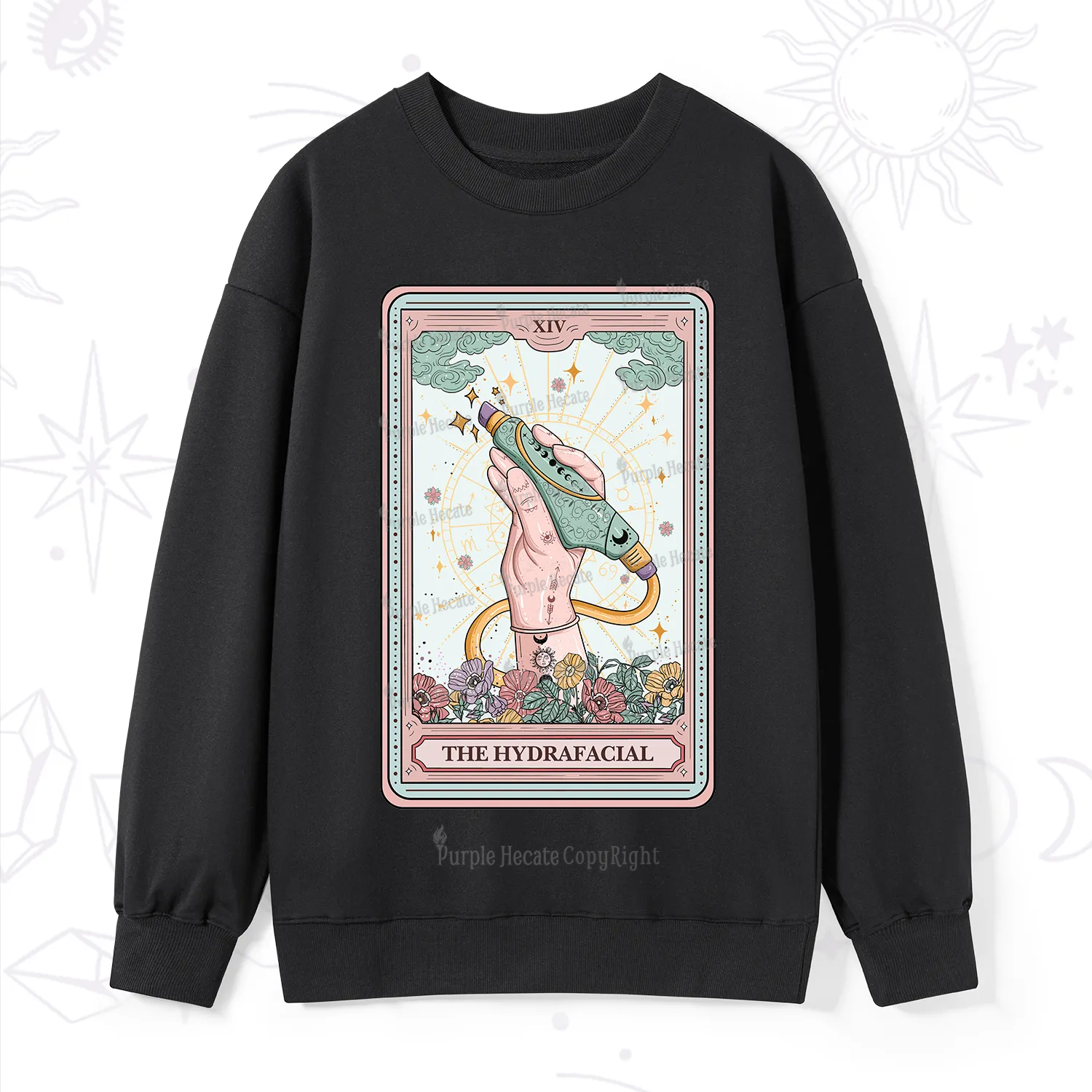 Purplehecate The Hydrafacial Tarot Sweatshirt