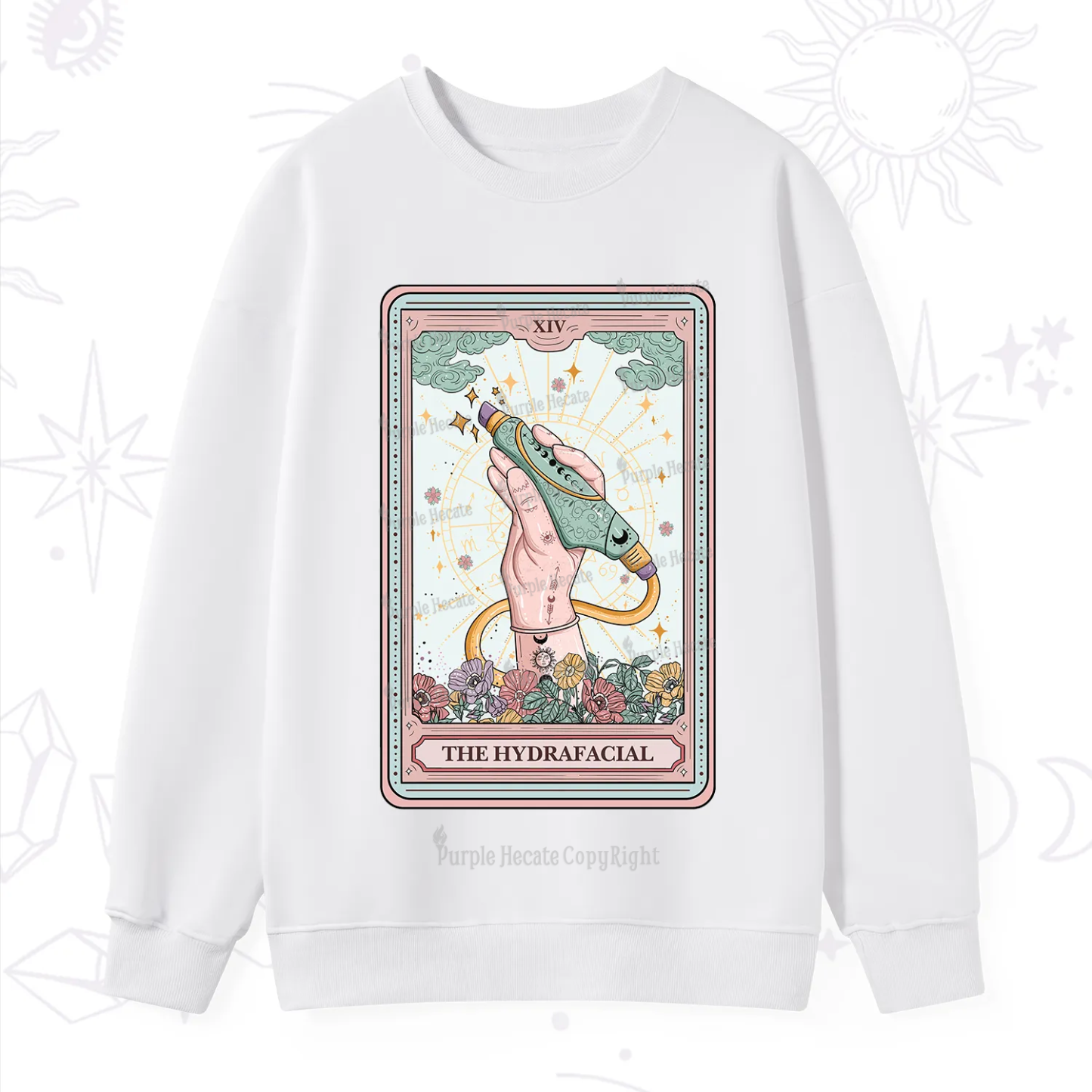Purplehecate The Hydrafacial Tarot Sweatshirt