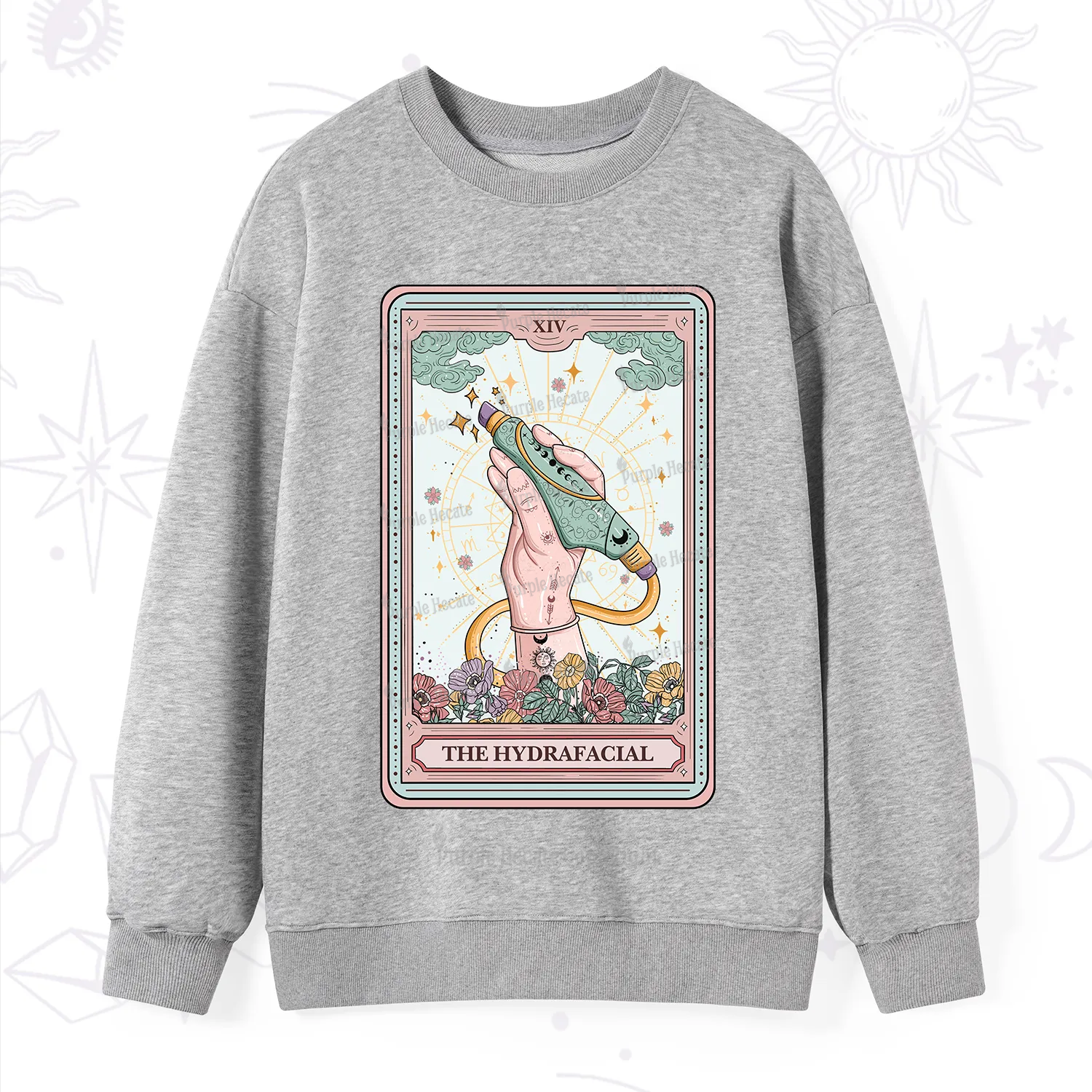 Purplehecate The Hydrafacial Tarot Sweatshirt