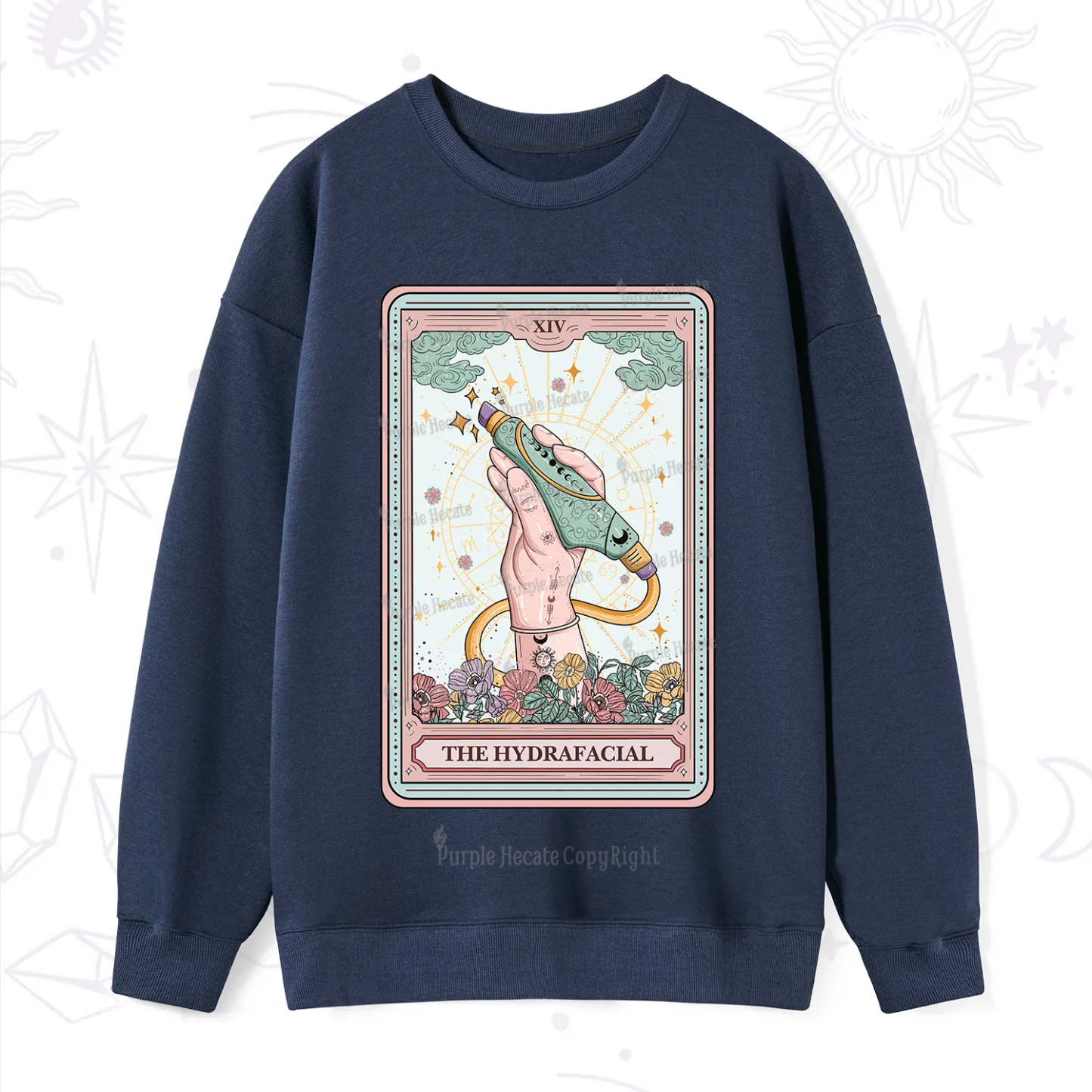 Purplehecate The Hydrafacial Tarot Sweatshirt
