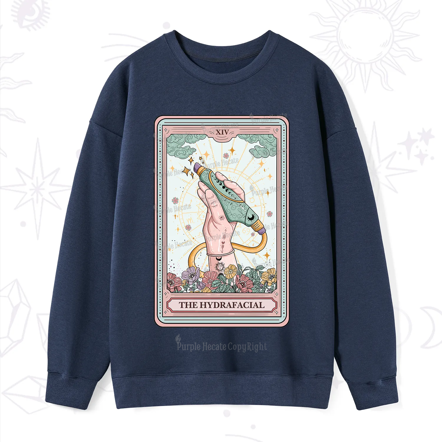 Purplehecate The Hydrafacial Tarot Sweatshirt