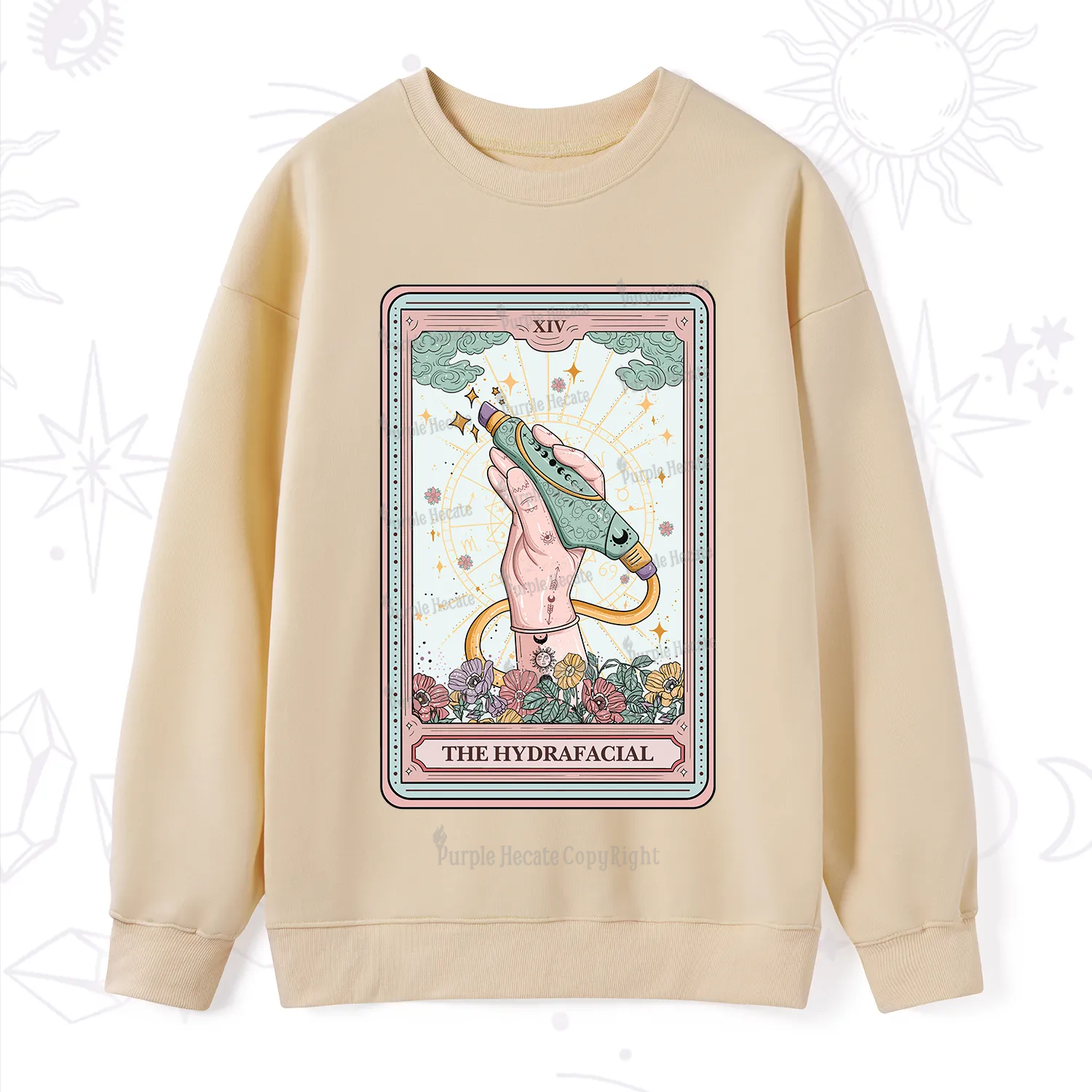 Purplehecate The Hydrafacial Tarot Sweatshirt