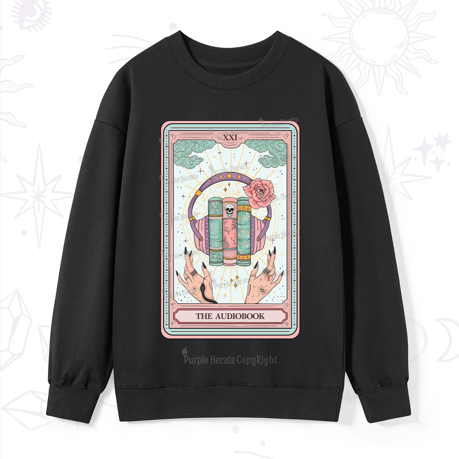 Purplehecate The Audiobook Tarot Sweatshirt