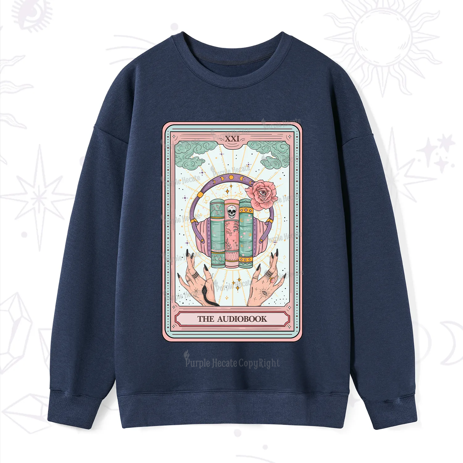 Purplehecate The Audiobook Tarot Sweatshirt