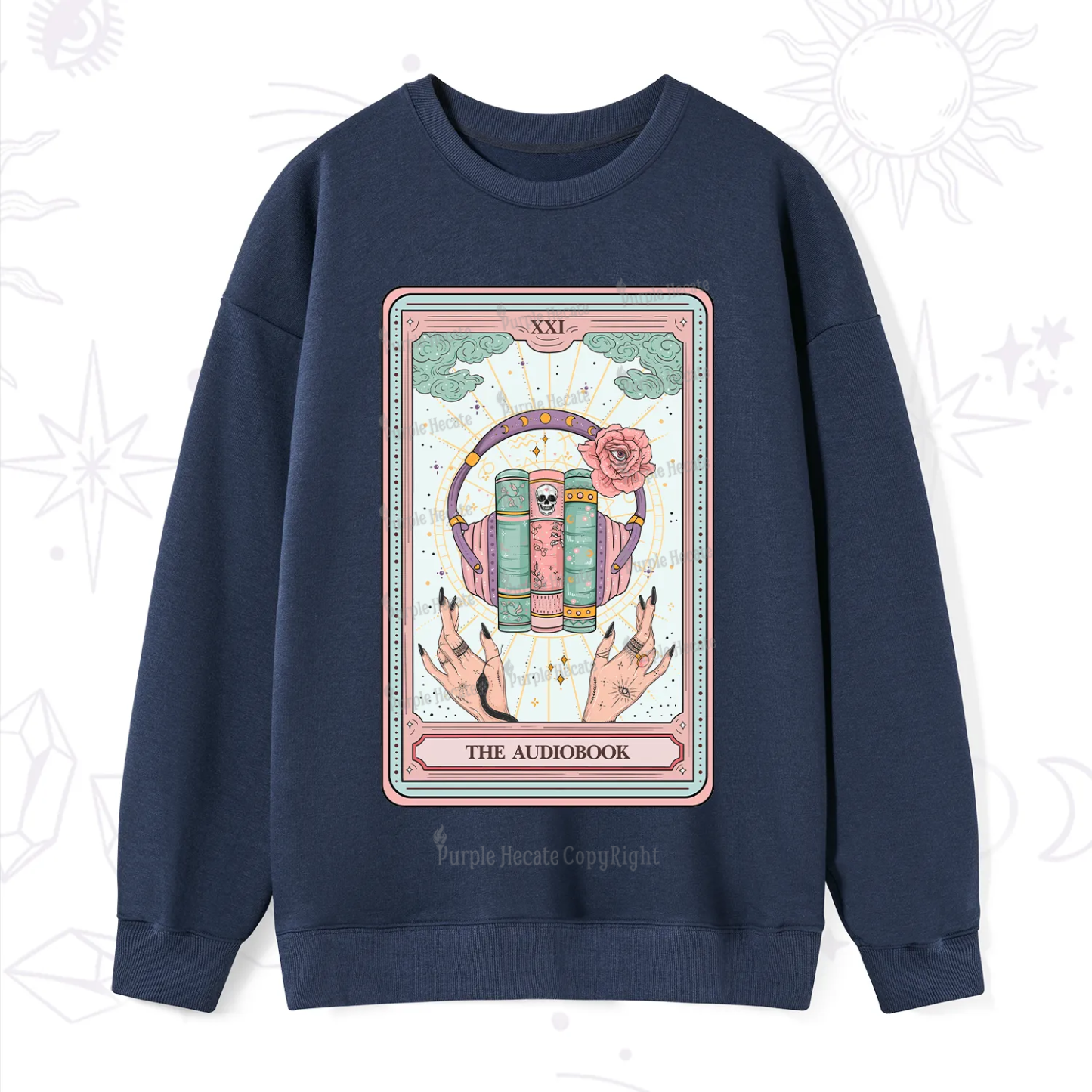 Purplehecate The Audiobook Tarot Sweatshirt