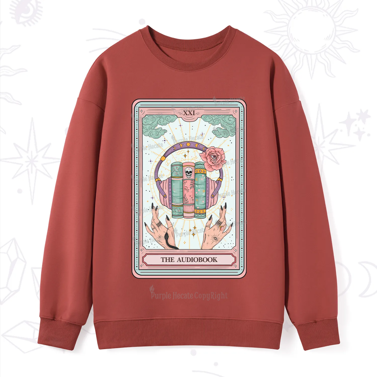 Purplehecate The Audiobook Tarot Sweatshirt