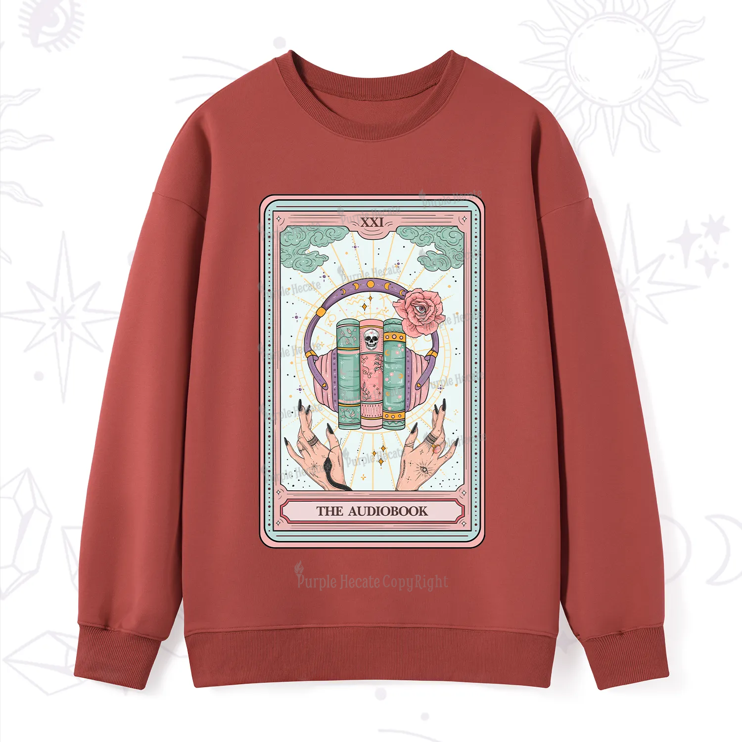 Purplehecate The Audiobook Tarot Sweatshirt