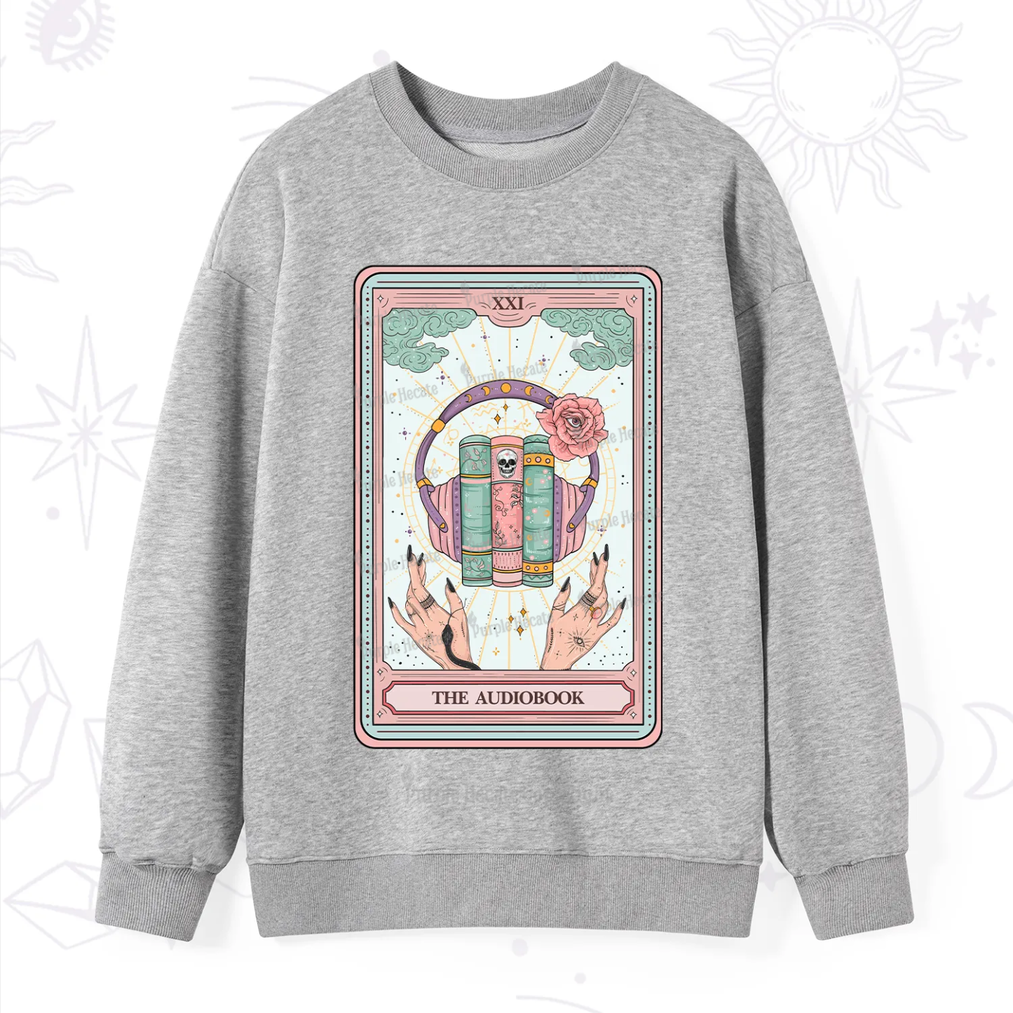 Purplehecate The Audiobook Tarot Sweatshirt