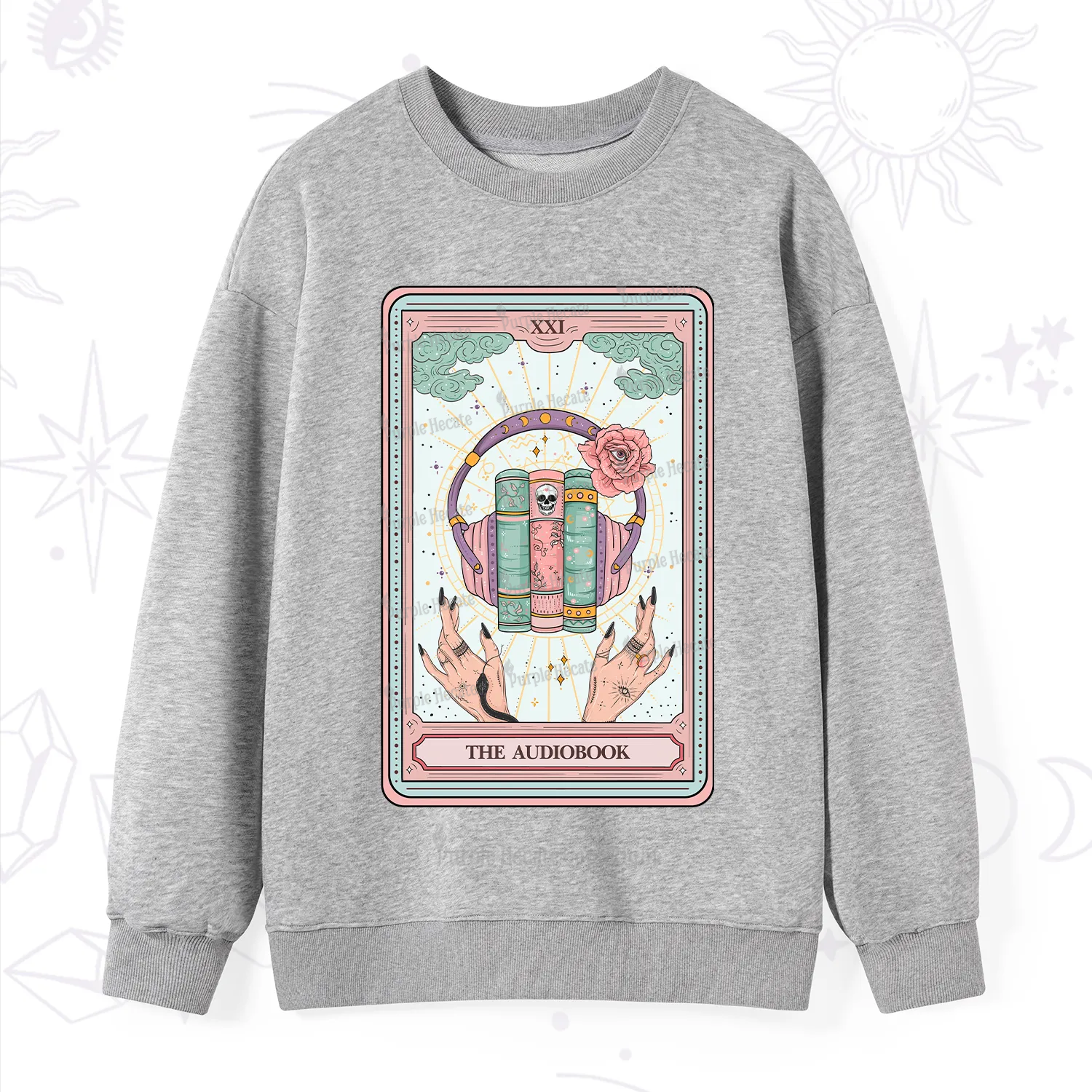 Purplehecate The Audiobook Tarot Sweatshirt