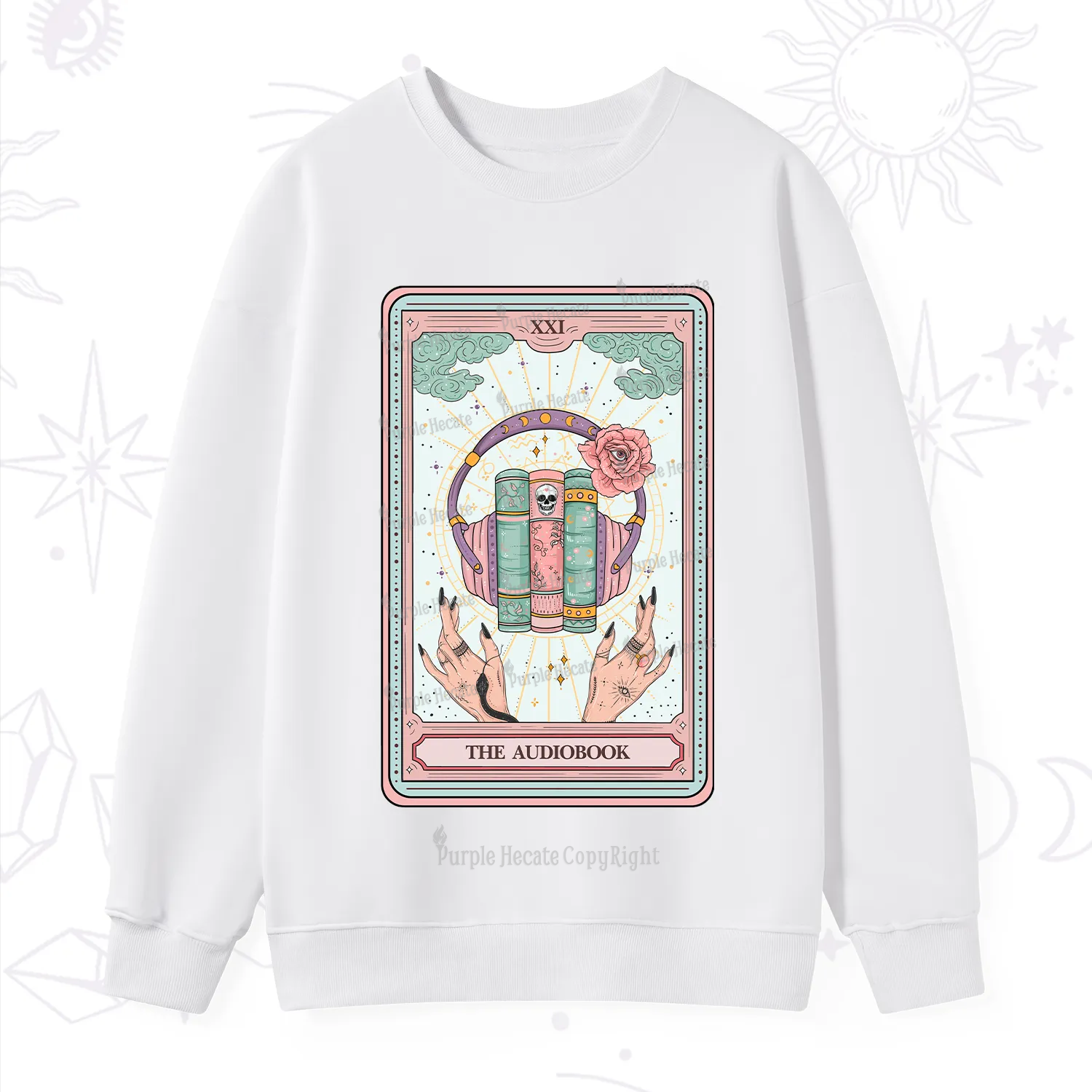 Purplehecate The Audiobook Tarot Sweatshirt