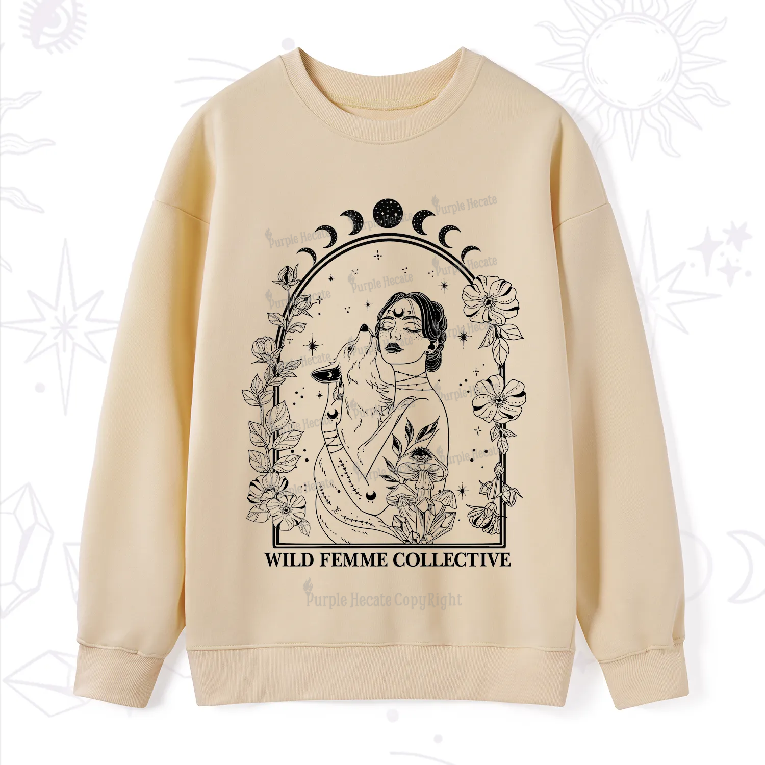 Purplehecate Wild Femme Collective Sweatshirt