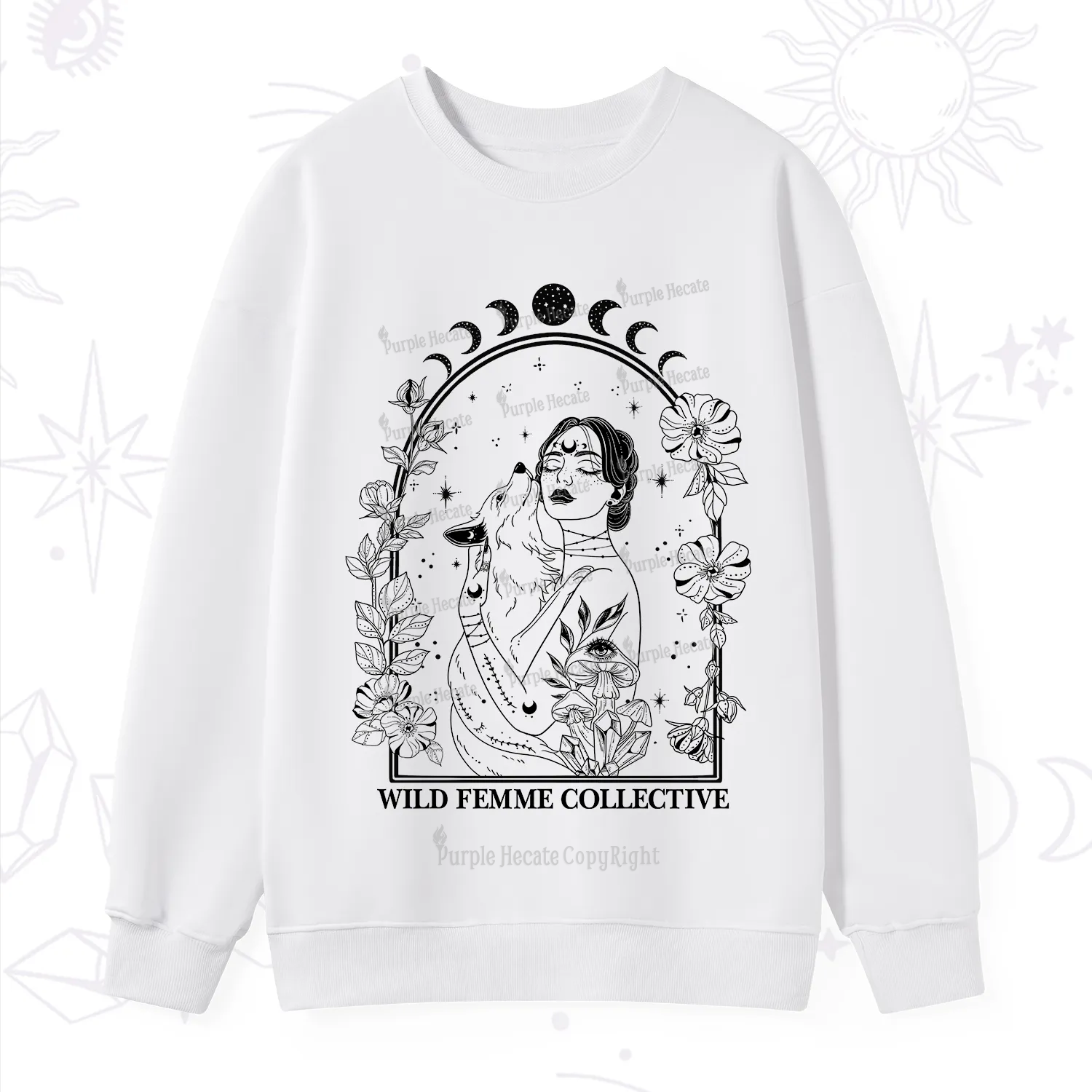 Purplehecate Wild Femme Collective Sweatshirt