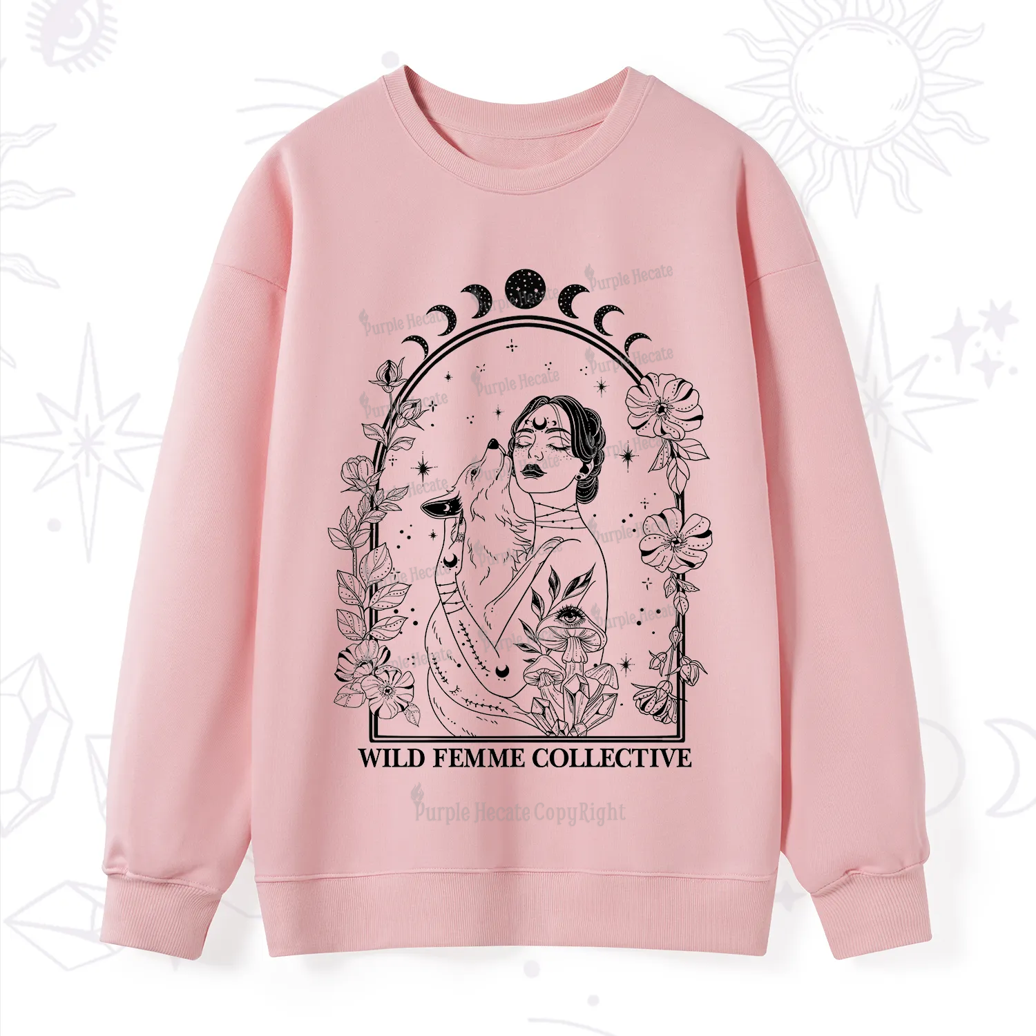 Purplehecate Wild Femme Collective Sweatshirt