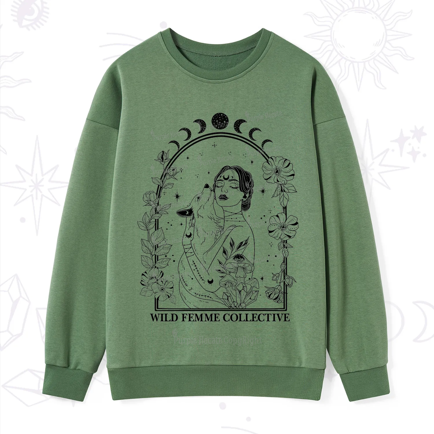 Purplehecate Wild Femme Collective Sweatshirt