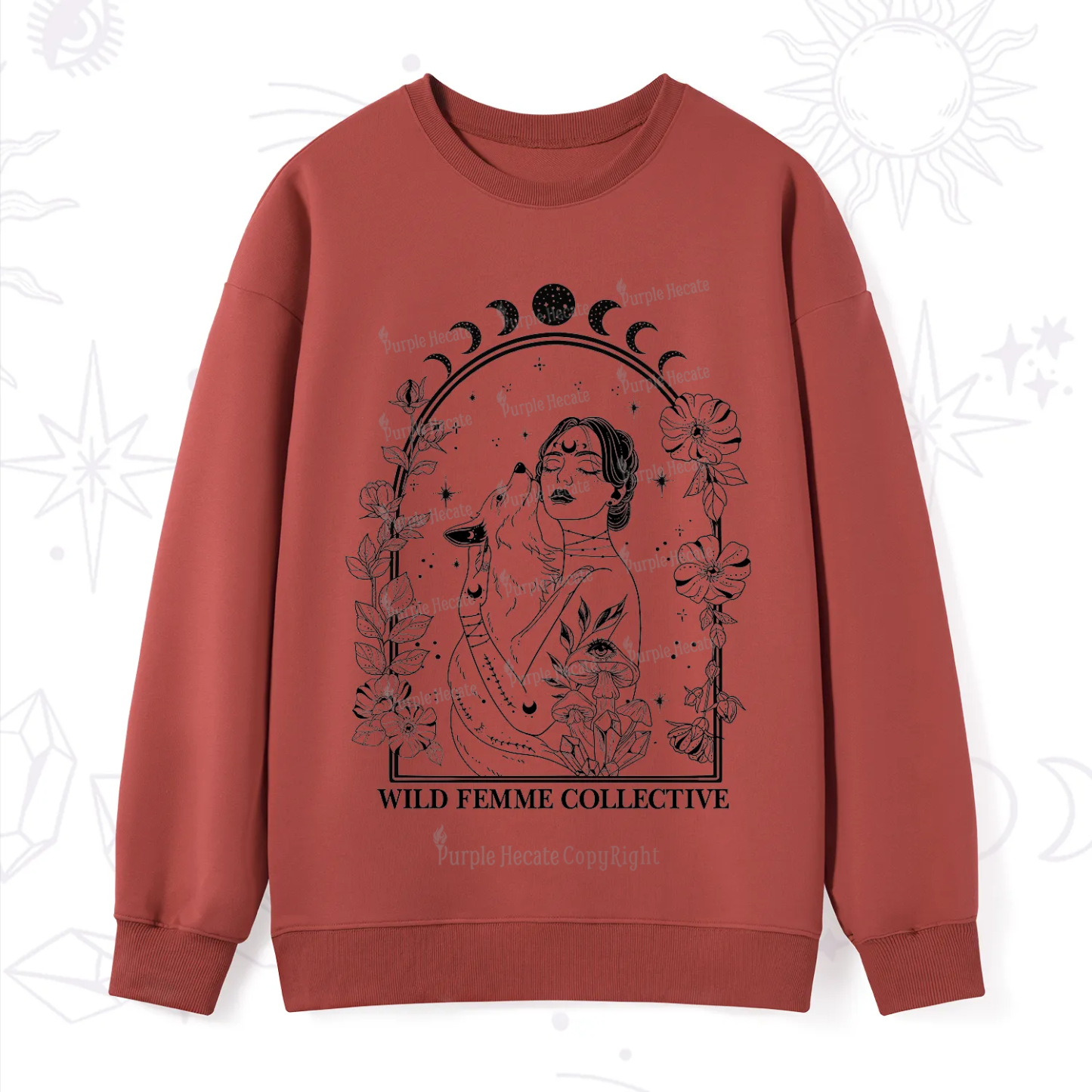 Purplehecate Wild Femme Collective Sweatshirt