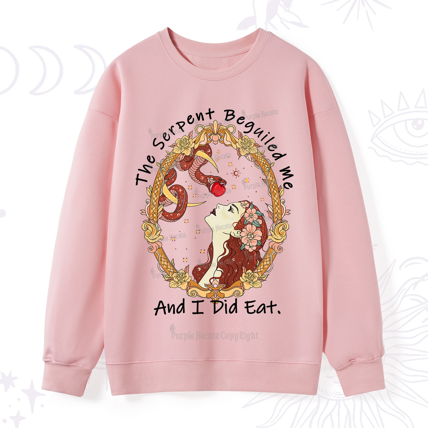 Purplehecate The Serpent Beguiled Me, And I Did Eat Sweatshirt
