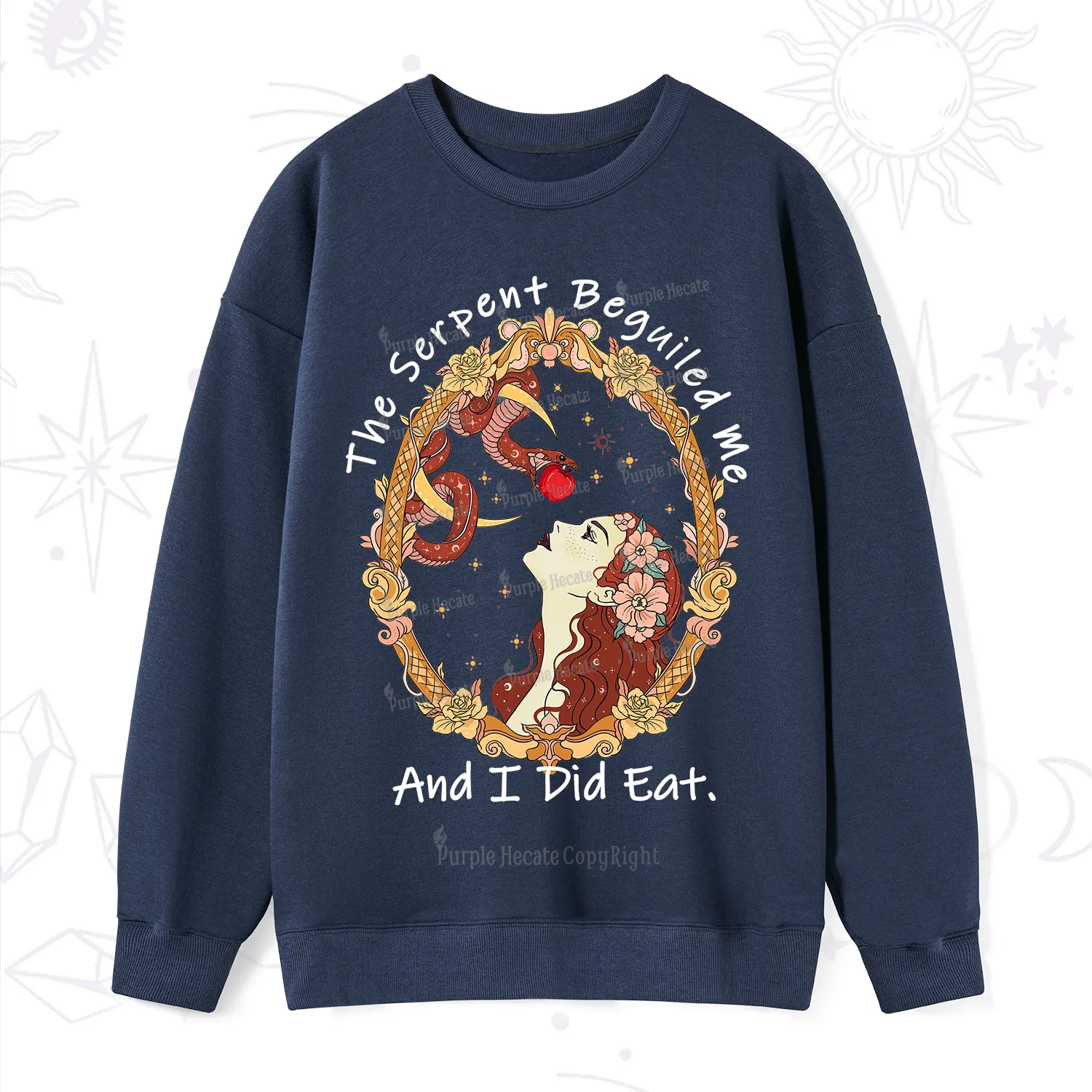 Purplehecate The Serpent Beguiled Me, And I Did Eat Sweatshirt