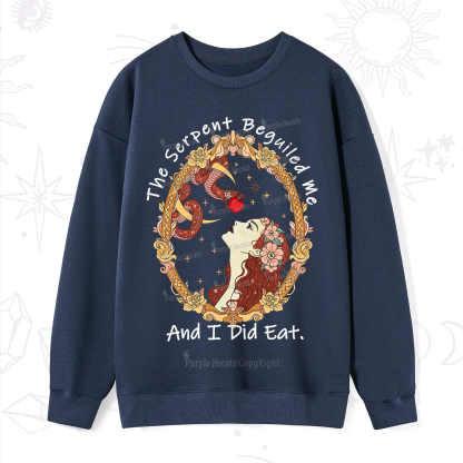 Purplehecate The Serpent Beguiled Me, And I Did Eat Sweatshirt