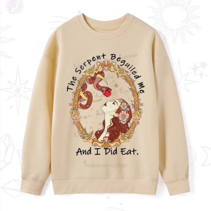 Purplehecate The Serpent Beguiled Me, And I Did Eat Sweatshirt