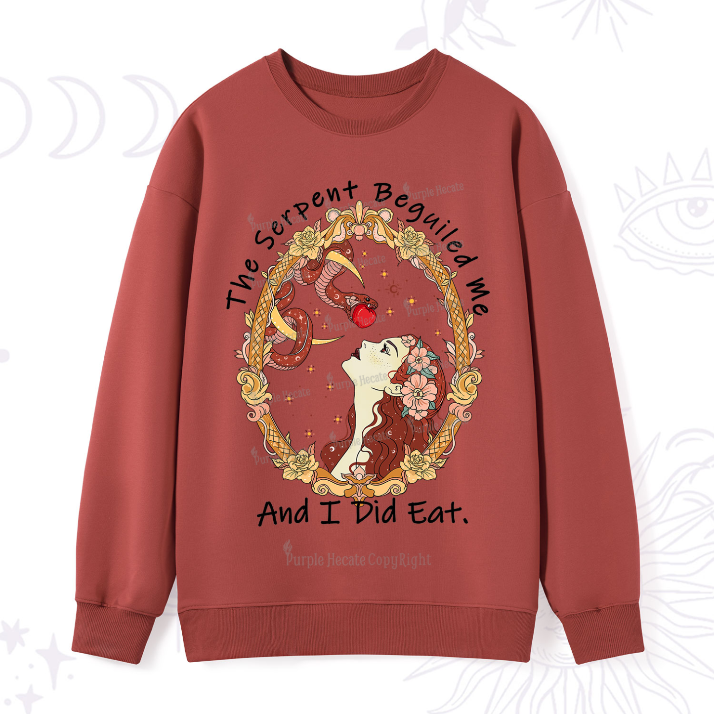 Purplehecate The Serpent Beguiled Me, And I Did Eat Sweatshirt