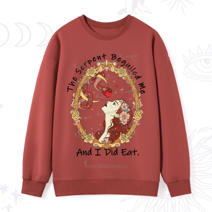 Purplehecate The Serpent Beguiled Me, And I Did Eat Sweatshirt