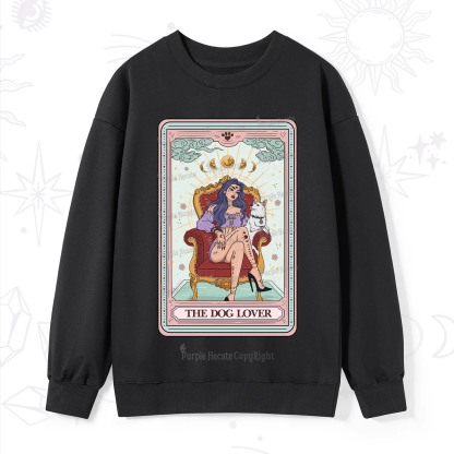 Purplehecate The Dog Lover Tarot Sweatshirt