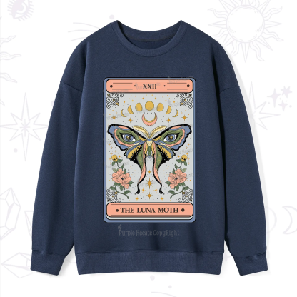 Purplehecate The Luna Moth Tarot Sweatshirt