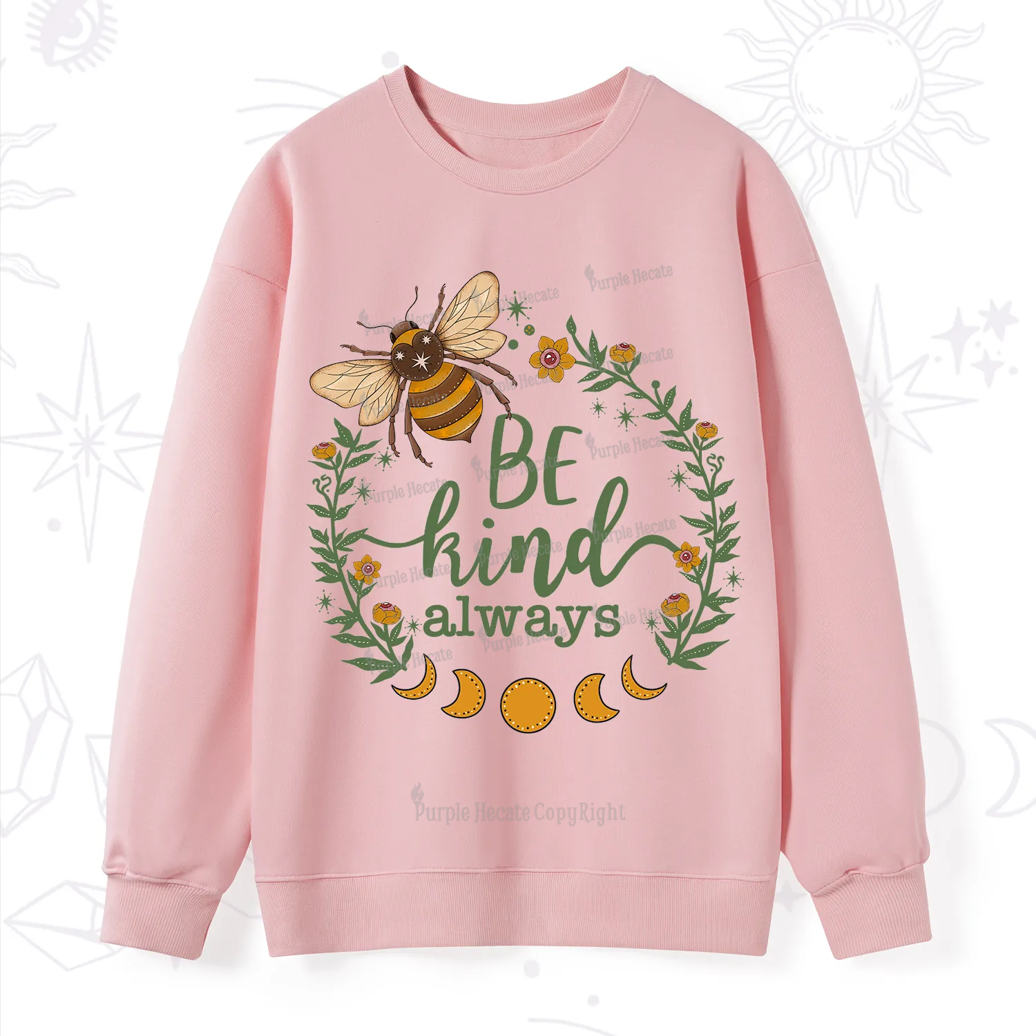 Purplehecate Be Kind Always Sweatshirt