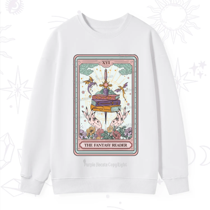 Purplehecate The Fantasy Reader Tarot Sweatshirt