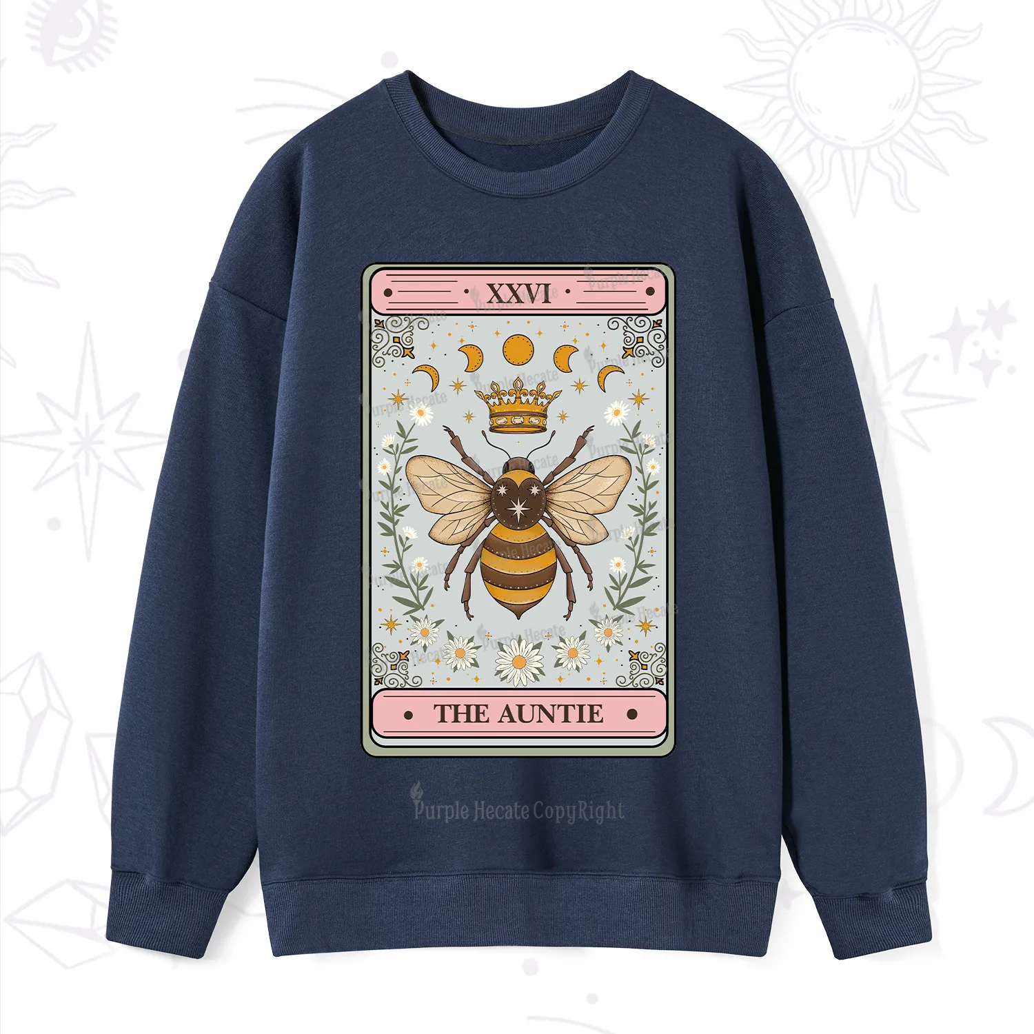 Purplehecate The Auntie Tarot Sweatshirt