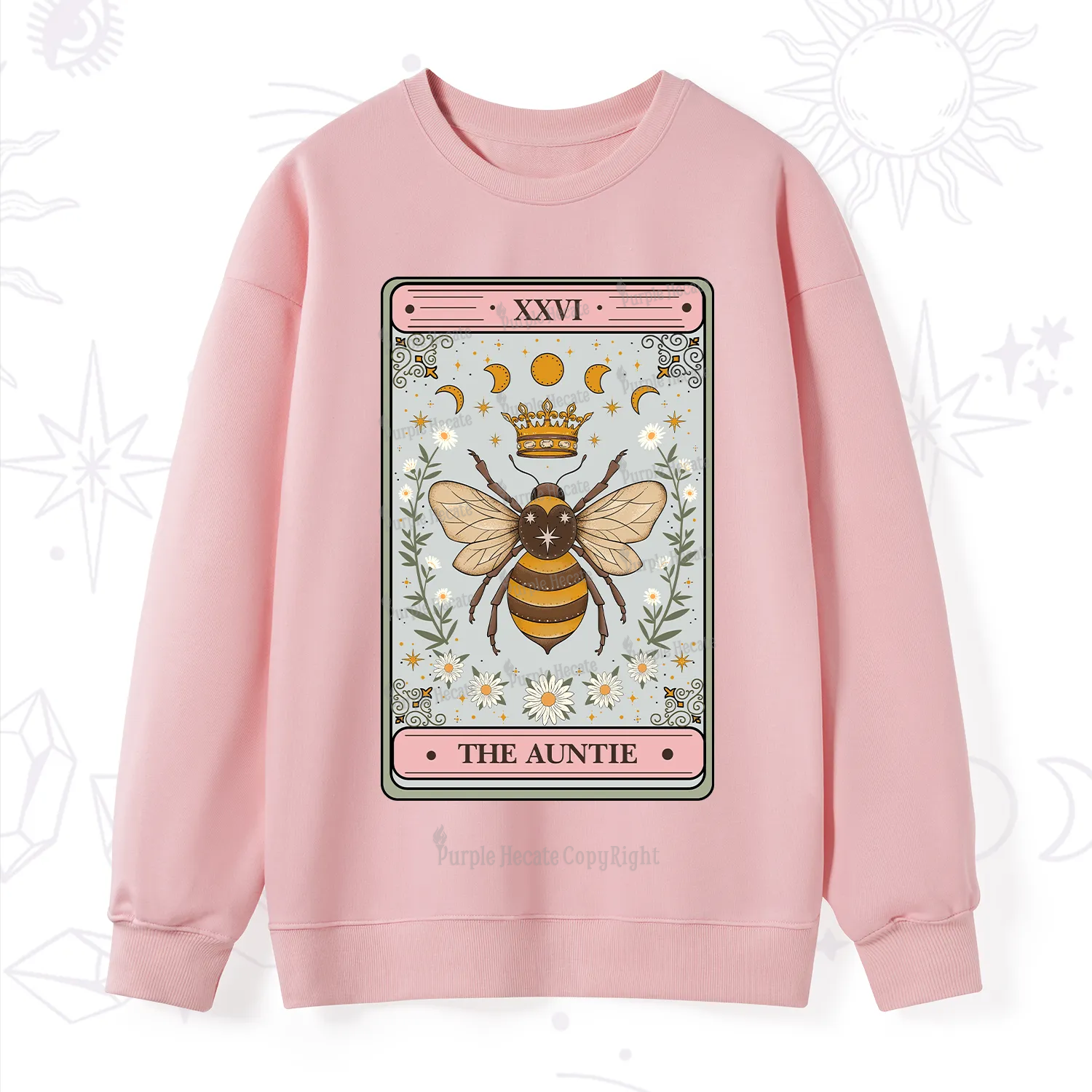 Purplehecate The Auntie Tarot Sweatshirt